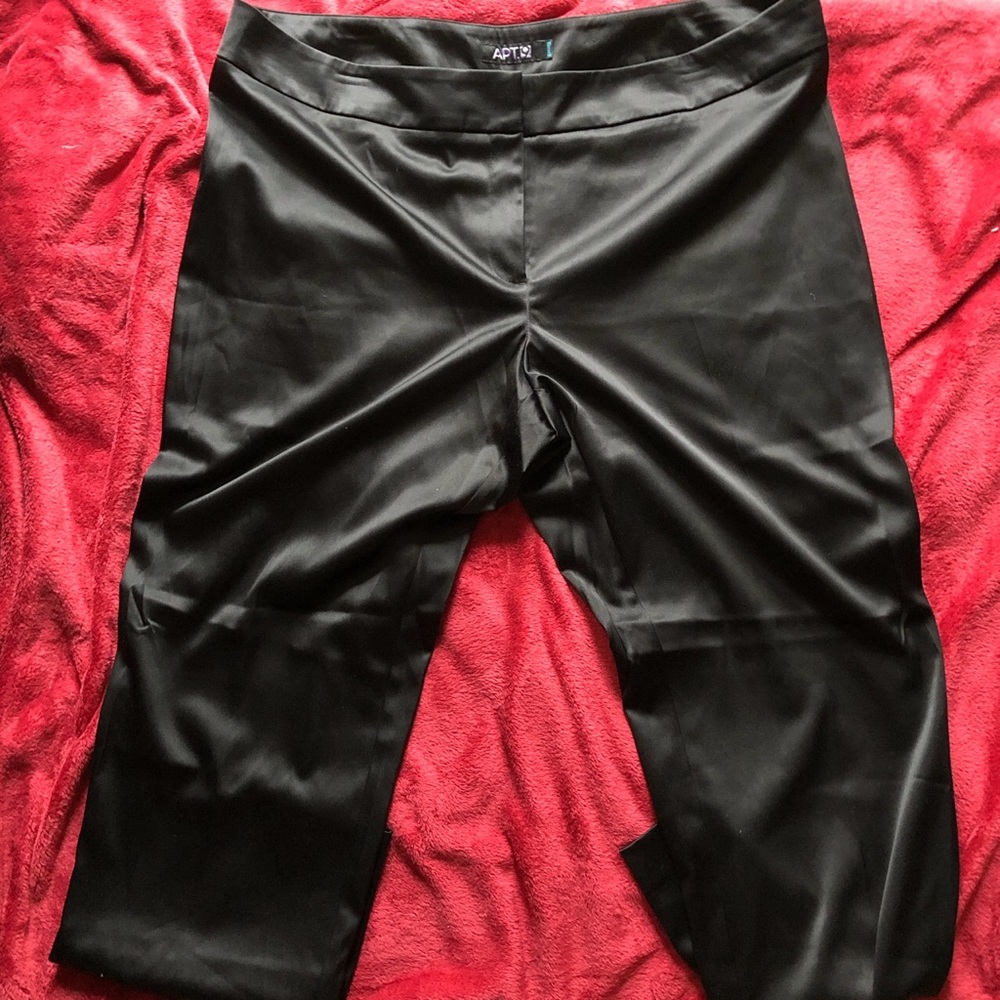 Apt. 9 Black Silk Pants